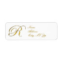 Search for r monogram return address labels Monograms
