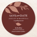 Recherche de save the dates dessous de verres Élégant