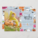 Search for spooky one 1st birthday invitations Modern