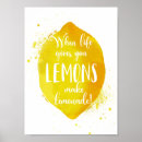Search for lemon lemonade posters Quote
