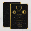 Search for sun and moon wedding invitations Gothic