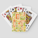 Search for abstract playing cards Mid century modern