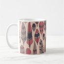 Search for hand drawn feathers mugs Vintage