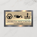 Search for car dealership business cards Mechanic