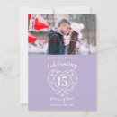 Search for 15th wedding anniversary invitations 15 years