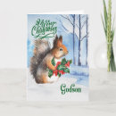 Recherche de squirrel christmas cards Faune