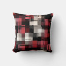 Search for black and burgundy pillows Plaid