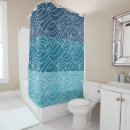 Search for blue wave shower curtains Coastal