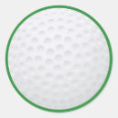 Recherche de golfeur de golf autocollants Blanc