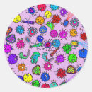 Search for bacteria stickers Laboratory