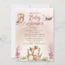 Search for little deer baby shower invitations Pink