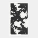 Search for black and white cow napkins Vintage