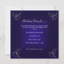 Search for royal blue silver birthday Party