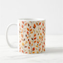 Search for autumn leaves pattern mugs Nature