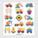 Search for kids construction stickers Trucks