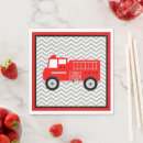 Search for fire truck napkins Baby shower