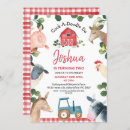 Recherche de red plaid invitations Ferme