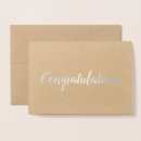 Search for blank congratulations cards Foil
