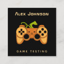 Search for gamer business cards Information technology