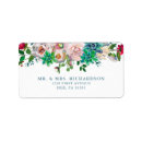 Search for blue and green wedding return address labels Watercolor