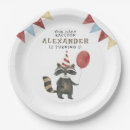 Search for raccoon plates Watercolor
