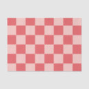 Search for pink gingham pattern tissue paper Checkers