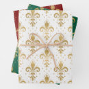Search for fleur de lis wrapping paper Elegant