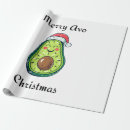 Search for christmas avocado wrapping paper Xmas