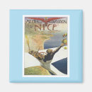 Recherche de avion vintage magnets Rétro