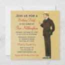 Search for gentleman birthday invitations Vintage