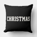 Search for black christmas pillows White