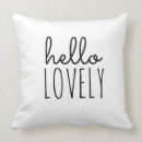 Search for hello lovely pillows Chic