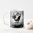 Search for witch drawing mugs Black cat