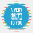 Recherche de très heureux autocollants Anniversaire