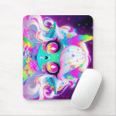 Search for aliens creatures mousepads Glowing eyes