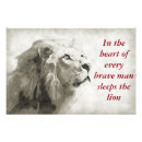 Recherche de brave posters Lion