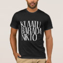 Search for klaatu tshirts Science fiction