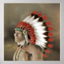 Recherche de tribu indienne posters Chef