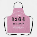 Search for black and white monogram aprons Mother
