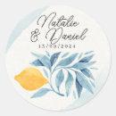 Search for blue lemon stickers Yellow and blue