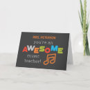 Search for music teacher cards Appreciation