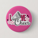 Search for team spirit buttons Cheerleader