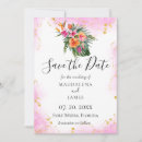Search for pink and orange wedding save the dates Bright colours