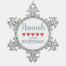 Search for bridesmaid ornaments Bridal party