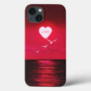 Search for bird heart iphone cases Red
