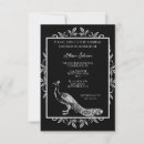 Search for elegant peacock bridal shower invitations Simple