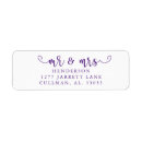 Search for married couple return address labels Mr and mrs