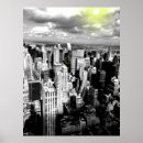 Recherche de new york city skyline posters Noir et blanc