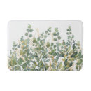 Search for green leaves bath mats Nature