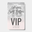 Search for vip badges Sweet 16 birthday party